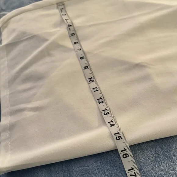 PrettyGarden Cream Asymmetrical Wrap Pencil Skirt Women’s Small NWT Midi - Picture 8 of 12